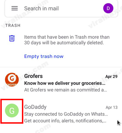 Cara Mengembalikan Email Terhapus di Gmail via HP Android/iPhone