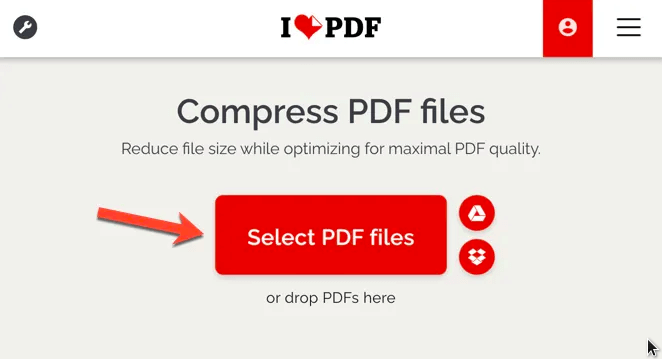 cara mengecilkan file pdf online