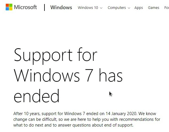 update windows 7 ke 10