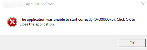 cara mengatasi error the application was unable to start correctly (0xc00007b)