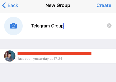 cara membuat grup telegram di iPhone