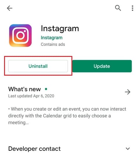 instal ulang Instagram